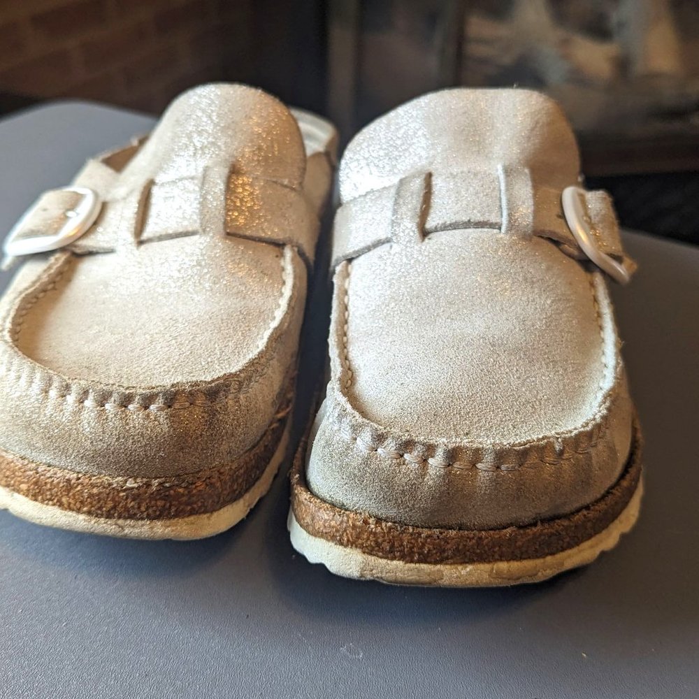 Birkenstock Buckley Sparkly White